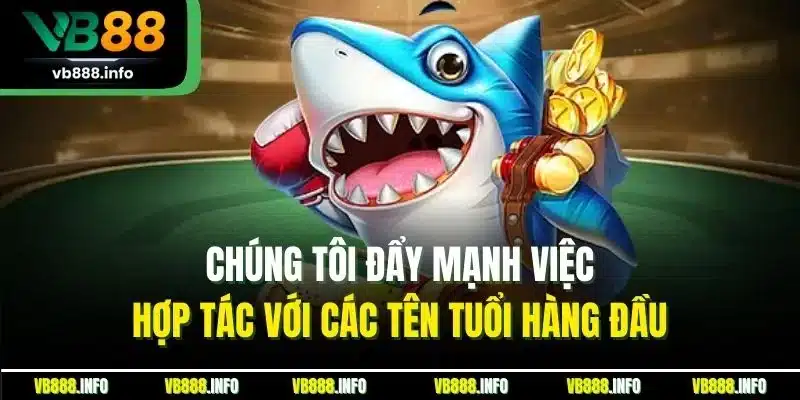 Chúng tôi đẩy mạnh việc hợp tác với các tên tuổi hàng đầu