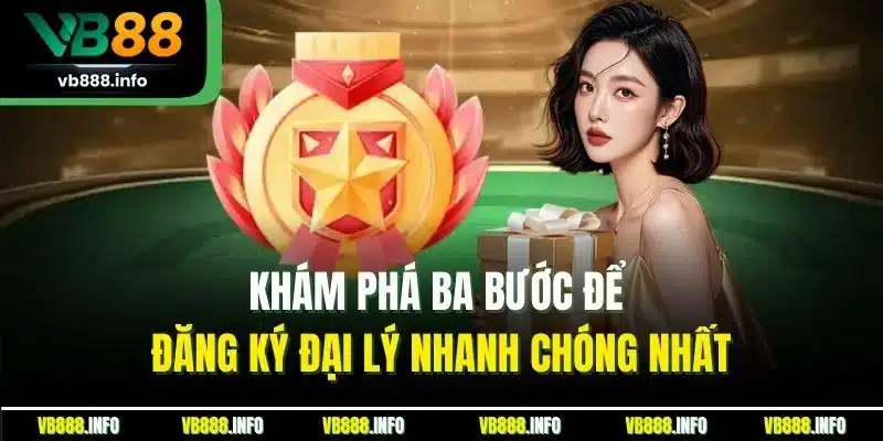 Đăng Ký Đại Lý | Cơ Hội Kinh Doanh Không Cần Vốn Tại VB88 3 Khám phá ba bước để đăng ký đại lý nhanh chóng nhất