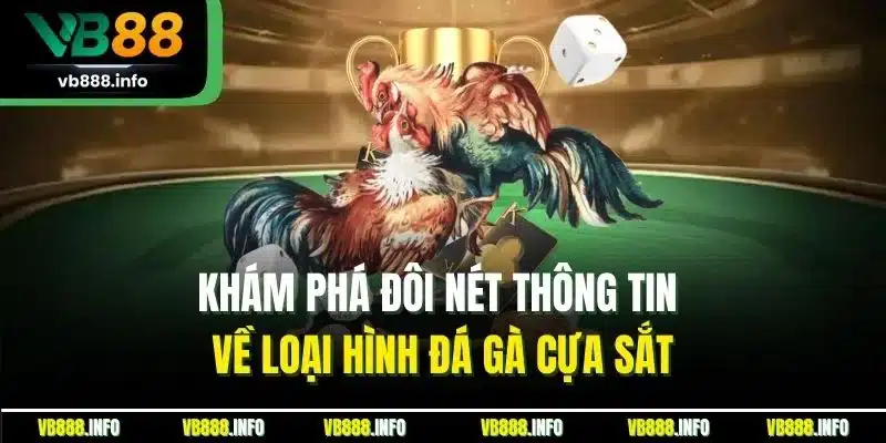 Đá Gà Cựa Sắt VB88| Trải Nghiệm Sảnh Chọi Kê Đỉnh Nhất 2025 2 Khám phá đôi nét thông tin về loại hình đá gà cựa sắt